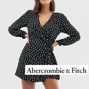 Abercrombie Black and White Polka Dot Dress
